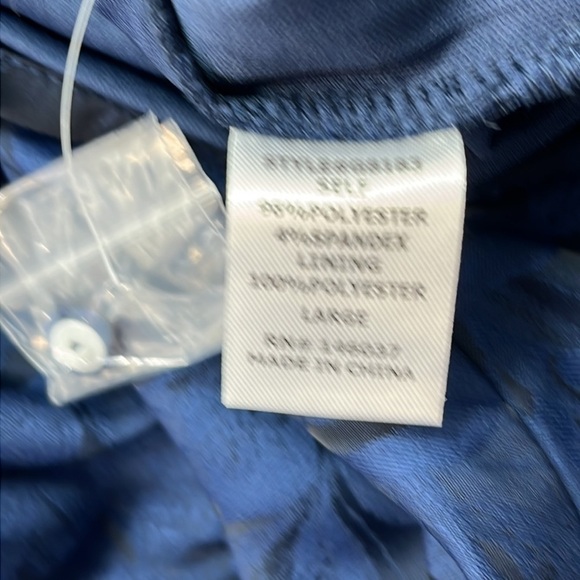 Vici Dress Womens Large One Shoulder Drape Floral Mini Quiet Luxury NWOT - Picture 11 of 12